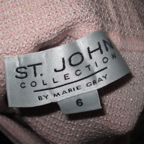 St. John Collection Rose Wool Skirt - Picture 6 of 8